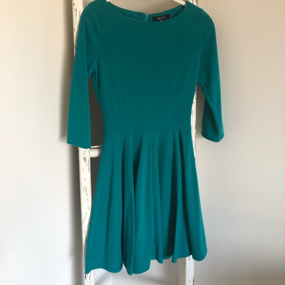 Teal Swing Dress